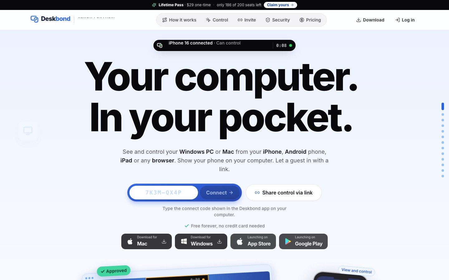 Deskbond - Remote Desktop From Your Phone